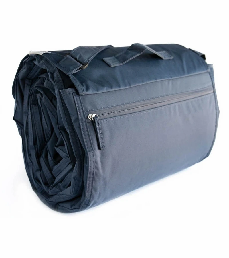 Little Unicorn Outdoor Blanket 5 X 10 - Navy Plaid 4 Little Unicorn Outdoor Blanket 5 X 10 - Navy Plaid - Image 2