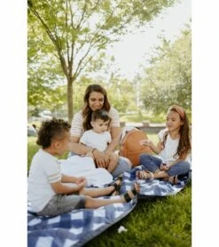 Little Unicorn Outdoor Blanket 5 X 10 - Navy Plaid 11 Little Unicorn Outdoor Blanket 5 X 10 - Navy Plaid -Stroller Promotion Store little unicorn outdoor blanket 5 x 10 navy plaid 127