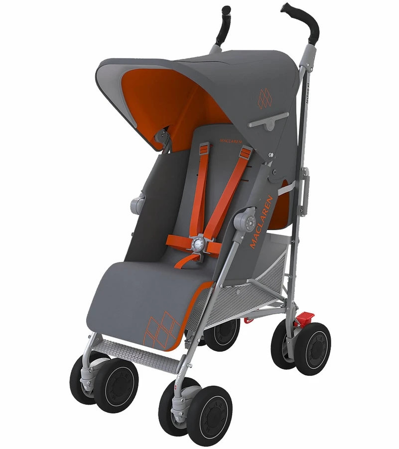 Maclaren 2016/2017 Techno XT Stroller - Charcoal/Marmalade 3 Maclaren 2016/2017 Techno XT Stroller - Charcoal/Marmalade