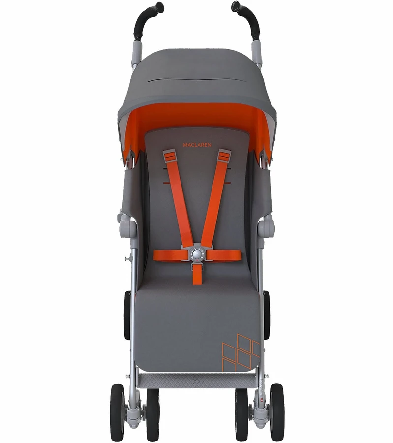 Maclaren 2016/2017 Techno XT Stroller - Charcoal/Marmalade 5 Maclaren 2016/2017 Techno XT Stroller - Charcoal/Marmalade - Image 3