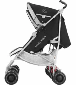 Maclaren 2016/2017 Twin Techno Double Stroller - Black -Stroller Promotion Store maclaren 2016 2017 twin techno double stroller black 56