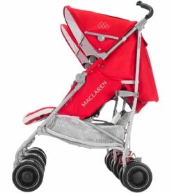 Maclaren 2016/2017 Twin Techno Double Stroller - Cardinal -Stroller Promotion Store maclaren 2016 2017 twin techno double stroller cardinal 73