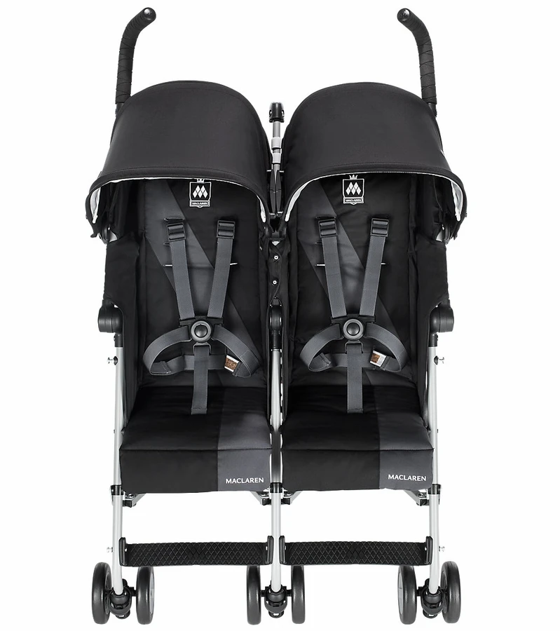 Maclaren 2016/2017 Twin Triumph - Black/Charcoal 4 Maclaren 2016/2017 Twin Triumph - Black/Charcoal - Image 2