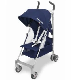Maclaren 2018 / 2019 Globetrotter Umbrella Stroller - Medieval Blue/White