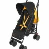 Maclaren Mac M-01 Umbrella Stroller - Black/Marigold -Stroller Promotion Store maclaren mac m 01 umbrella stroller black marigold 30