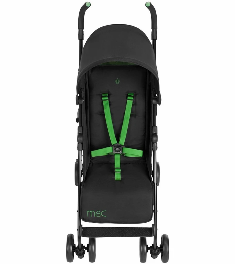 Maclaren Mac M-01 Umbrella Stroller - Black/Moss 4 Maclaren Mac M-01 Umbrella Stroller - Black/Moss - Image 2