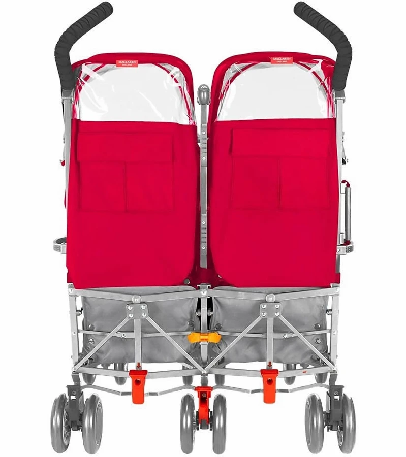 Maclaren Twin Techno Double Stroller - Cardinal 5 Maclaren Twin Techno Double Stroller - Cardinal - Image 3