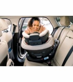 Maxi-Cosi Emme 360 Rotating All-in-One Convertible Car Seat - Urban Wonder -Stroller Promotion Store maxi cosi emme 360 rotating all in one convertible car seat desert wonder 45 4