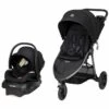Maxi-Cosi Gia XP Luxe 3-Wheel Travel System - Midnight Black -Stroller Promotion Store maxi cosi gia xp luxe 3 wheel travel system midnight black 109