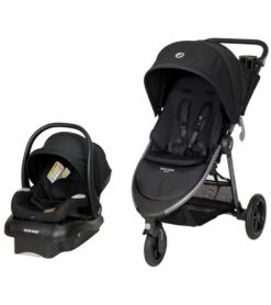 Maxi-Cosi Gia XP Luxe 3-Wheel Travel System - Midnight Black