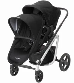 Maxi-Cosi Lila Double Stroller - Frequency Black/Nomad Black