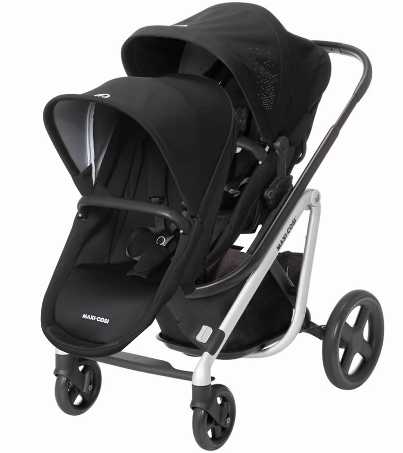 Maxi-Cosi Lila Double Stroller - Frequency Black/Nomad Black 3 Maxi-Cosi Lila Double Stroller - Frequency Black/Nomad Black
