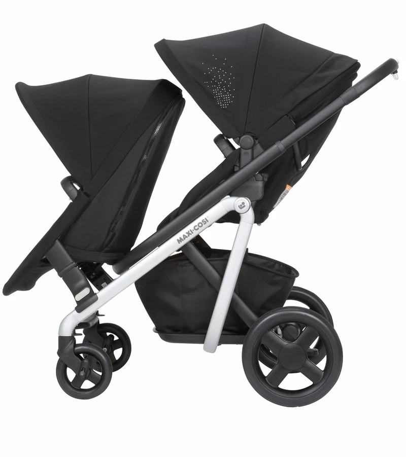 Maxi-Cosi Lila Double Stroller - Frequency Black/Nomad Black 5 Maxi-Cosi Lila Double Stroller - Frequency Black/Nomad Black - Image 3