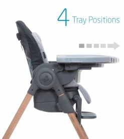 Maxi-Cosi Minla 6-In-1 High Chair - Essential Graphite -Stroller Promotion Store maxi cosi minla 6 in 1 high chair essential graphite 180