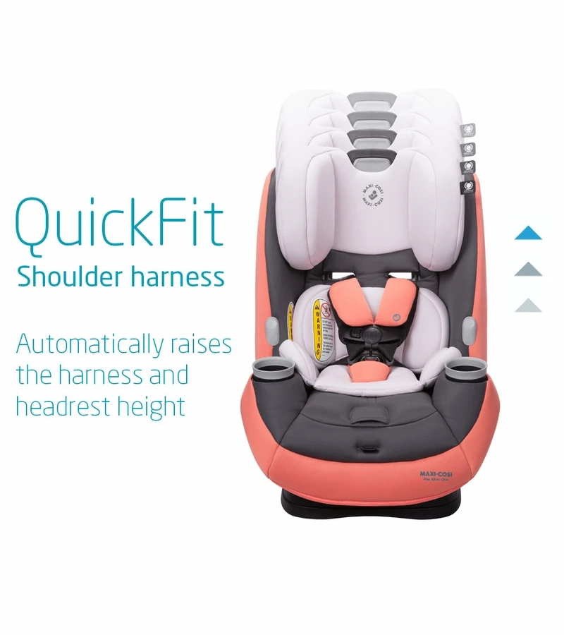Maxi-Cosi Pria All-in-One Convertible Car Seat - Coral Quartz (PureCosi) 5 Maxi-Cosi Pria All-in-One Convertible Car Seat - Coral Quartz (PureCosi) - Image 3