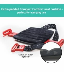 Mifold Comfort Grab-and-Go Backless Belt Positioning Booster Car Seat - Charcoal Grey -Stroller Promotion Store mifold comfort grab and go backless belt positioning booster car seat charcoal grey 186