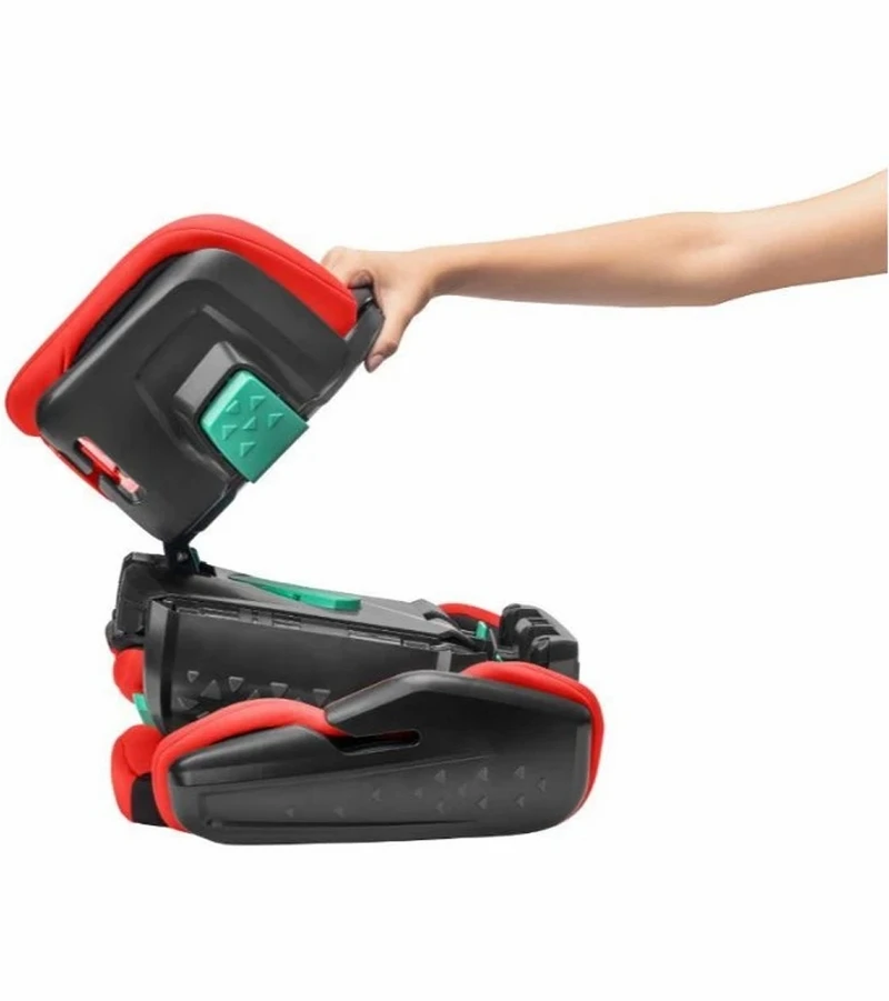 Mifold HiFold Fit-and-Fold Highback Belt-Postioning Booster Car Seat - Red 4 Mifold HiFold Fit-and-Fold Highback Belt-Postioning Booster Car Seat - Red - Image 2