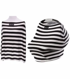 Stroller Promotion Store 15 Milk Snob Infant Car Seat & Nursing Cover - Black/White