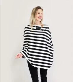 Milk Snob Infant Car Seat & Nursing Cover - Black/White -Stroller Promotion Store milk snob infant car seat nursing cover black white 276