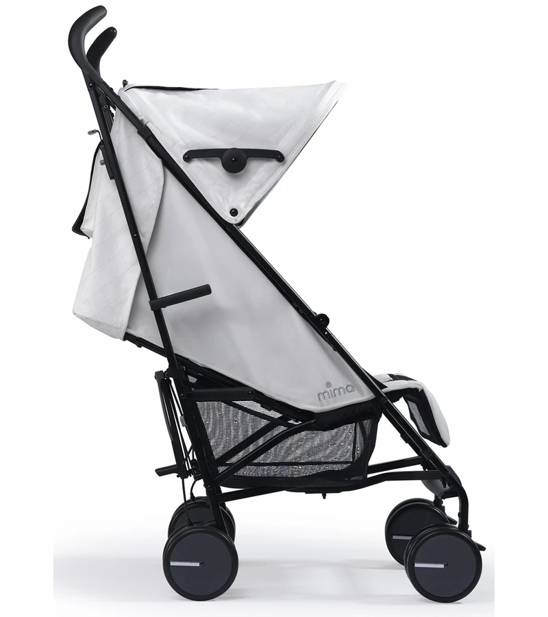 Mima BO Compact Stroller - Snow White 4 Mima BO Compact Stroller - Snow White - Image 2