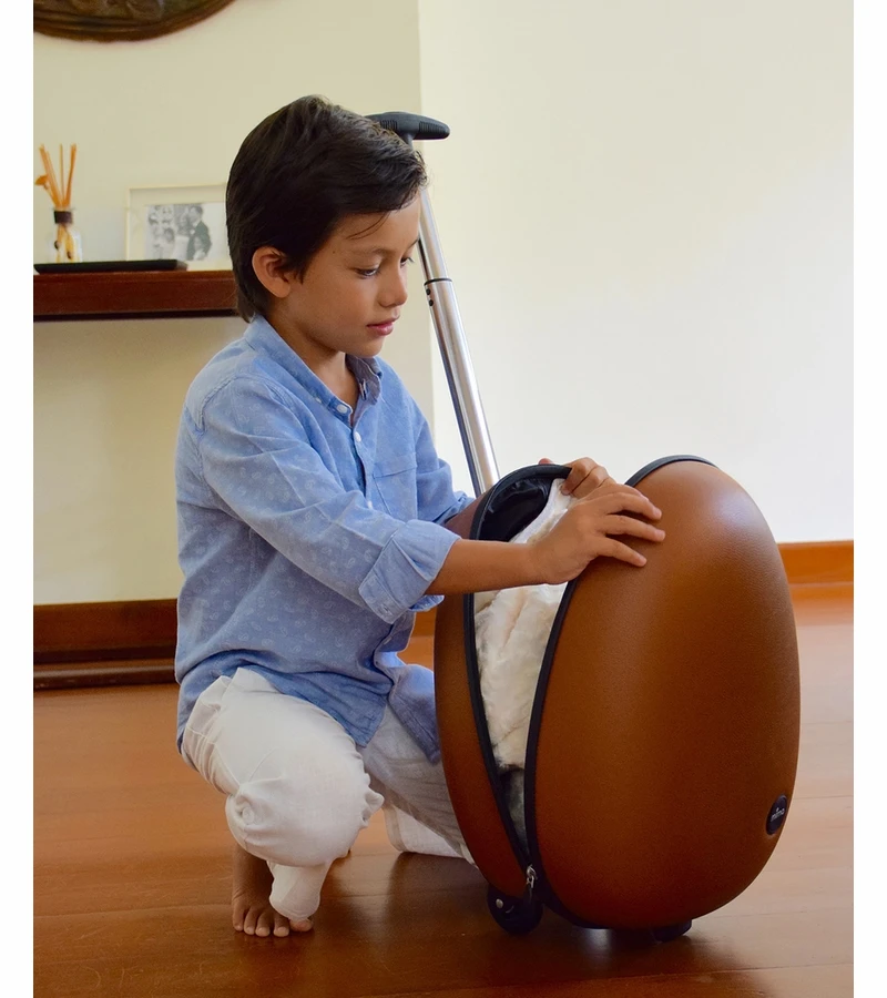 Mima Ovi Suitcase - Camel 5 Mima Ovi Suitcase - Camel - Image 4