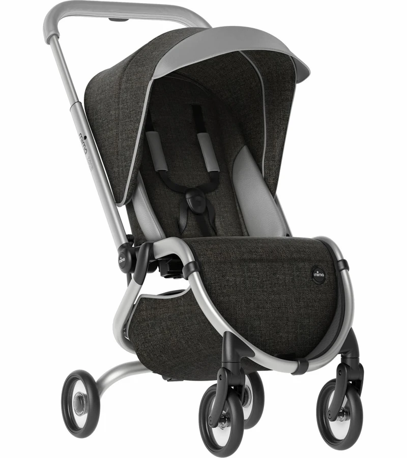 Mima Zigi Compact Stroller - Charcoal 3 Mima Zigi Compact Stroller - Charcoal