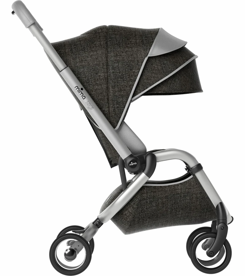 Mima Zigi Compact Stroller - Charcoal 5 Mima Zigi Compact Stroller - Charcoal - Image 3