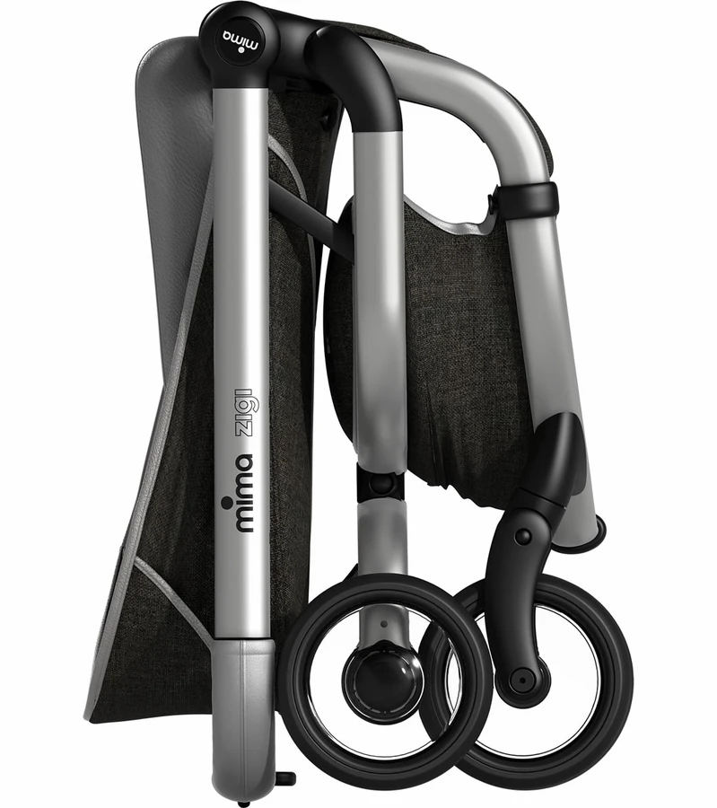 Mima Zigi Compact Stroller - Charcoal 6 Mima Zigi Compact Stroller - Charcoal - Image 4