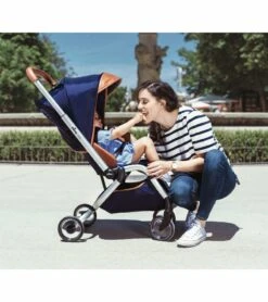 Mima Zigi Compact Stroller - Midnight Blue -Stroller Promotion Store mima zigi compact stroller midnight blue 47