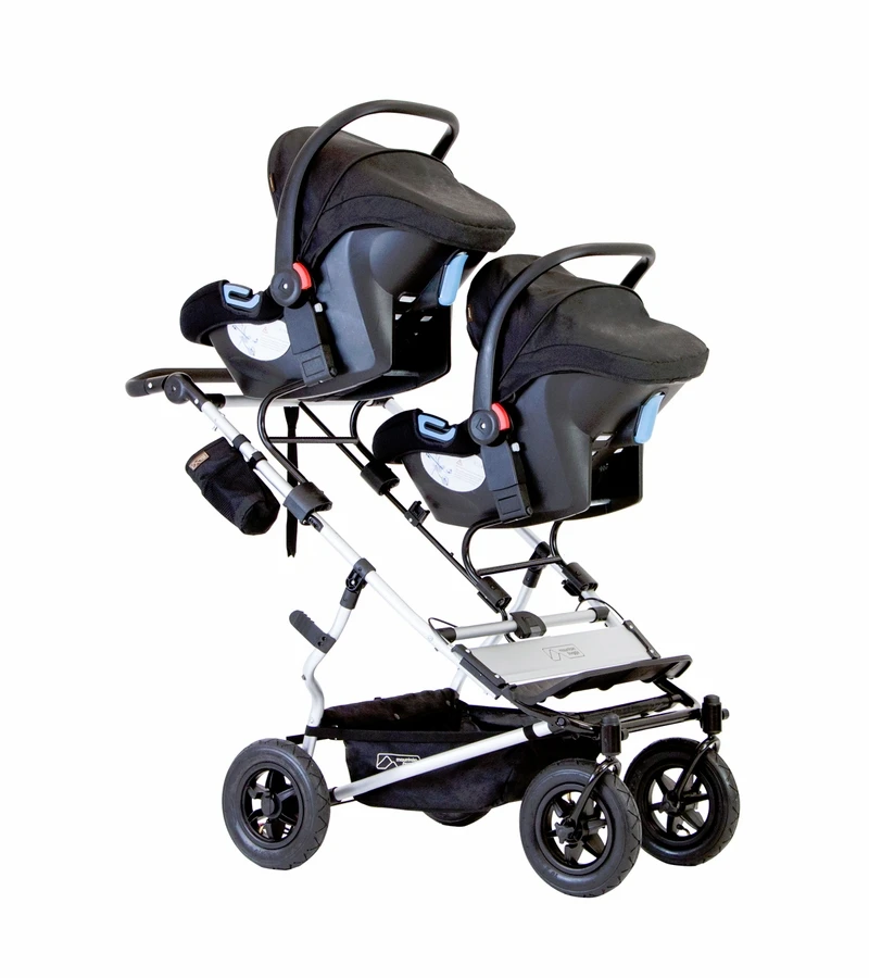 Mountain Buggy Duet Double Stroller - Chilli 6 Mountain Buggy Duet Double Stroller - Chilli - Image 4