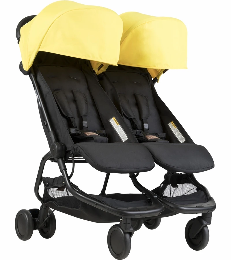 Mountain Buggy Nano Duo Double Stroller - Cyber 3 Mountain Buggy Nano Duo Double Stroller - Cyber