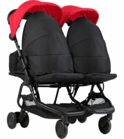 Mountain Buggy Nano Duo Double Stroller - Ruby -Stroller Promotion Store mountain buggy nano duo double stroller ruby 53