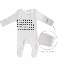 Nanit Breathing Wear Pajamas - Newborn, Pebble Grey -Stroller Promotion Store nanit breathing wear pajamas newborn pebble grey 143