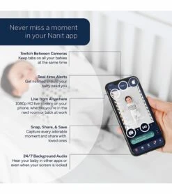 Nanit Breathing Wear Pajamas - Newborn, Pebble Grey -Stroller Promotion Store nanit breathing wear pajamas newborn pebble grey 144