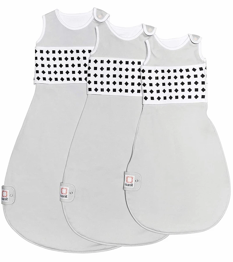 Nanit Breathing Wear Sleeping Bag - Large, Pebble Grey 8 Nanit Breathing Wear Sleeping Bag - Large, Pebble Grey - Image 6