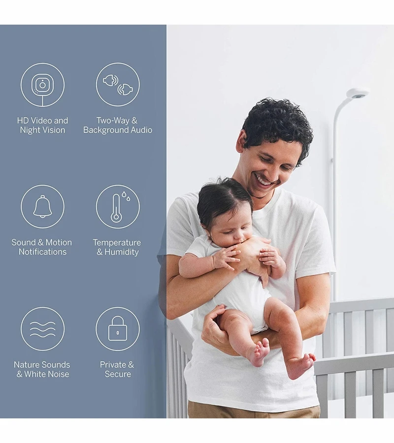 Nanit Pro Smart Baby Monitor & Floor Stand 7 Nanit Pro Smart Baby Monitor & Floor Stand - Image 5