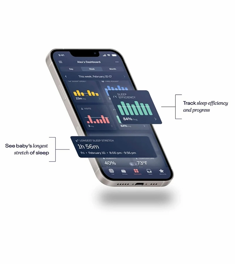 Nanit Pro Smart Baby Monitor & Floor Stand Gen 2 6 Nanit Pro Smart Baby Monitor & Floor Stand Gen 2 - Image 4