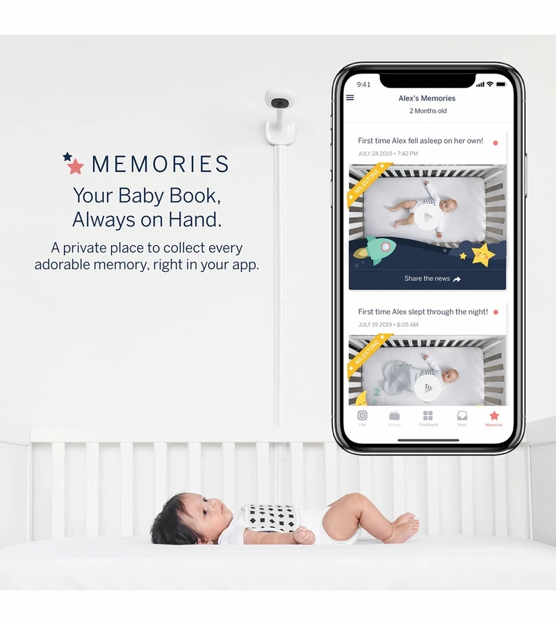 Nanit Pro Smart Baby Monitor & Wall Mount 5 Nanit Pro Smart Baby Monitor & Wall Mount - Image 3