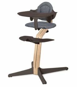 Nomi Complete High Chair - Coffee/White Oak