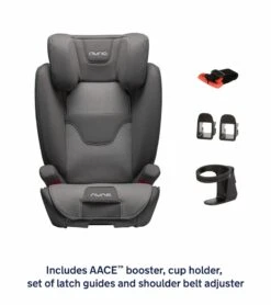 Nuna AACE Flame-Retardant Free High Back Belt Positioning Booster Car Seat - Lagoon -Stroller Promotion Store nuna aace flame retardant free high back belt positioning booster car seat lagoon 49