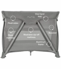 Nuna COVE Aire Go Playard - Frost -Stroller Promotion Store nuna cove aire go playard frost 173