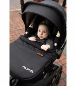 Nuna PIPA Lite RX Footmuff - Caviar -Stroller Promotion Store nuna pipa lite rx footmuff caviar 141