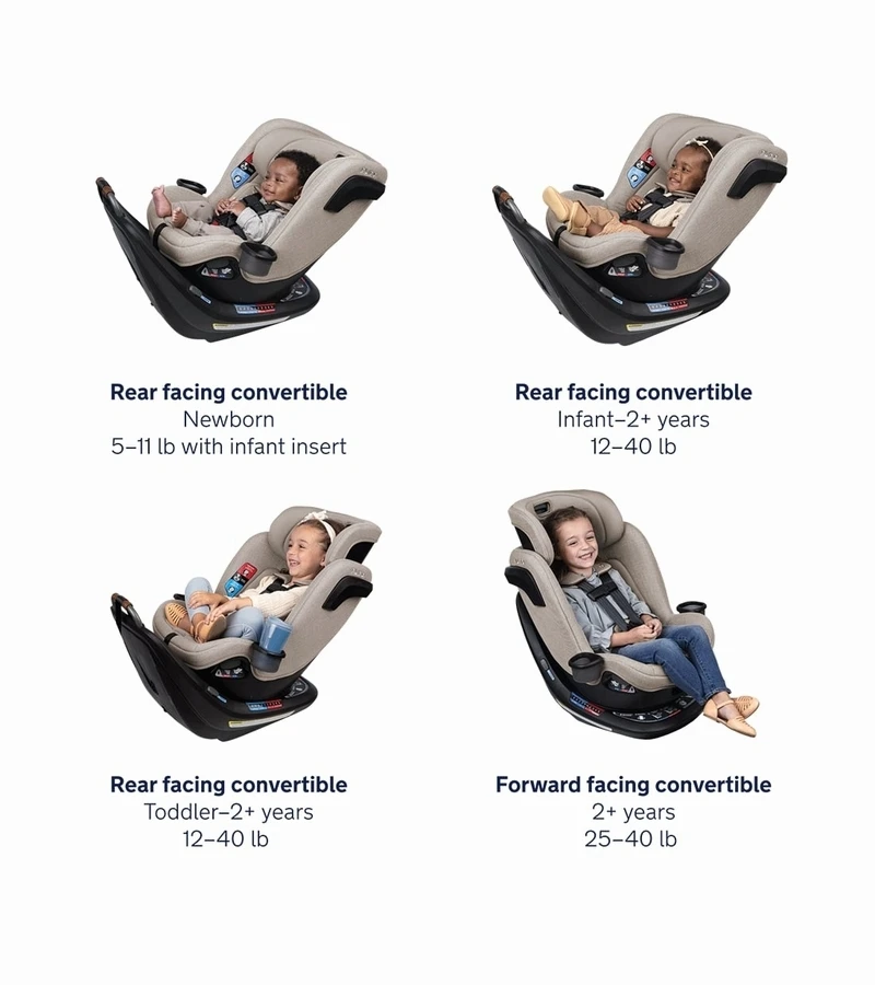 Nuna REVV Rotating Convertible Car Seat - Ocean 6 Nuna REVV Rotating Convertible Car Seat - Ocean - Image 4