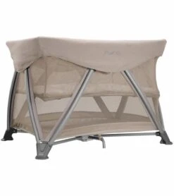 Nuna Sena Aire Playard With Organic Cotton Sheet - Champagne -Stroller Promotion Store nuna sena aire playard with organic cotton sheet champagne 192