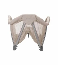 Nuna Sena Aire Playard With Organic Cotton Sheet - Champagne -Stroller Promotion Store nuna sena aire playard with organic cotton sheet champagne 193