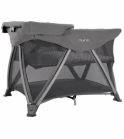 Nuna SENA Aire Playard With Zip-Off Bassinet + Changer (One Box) - Granite