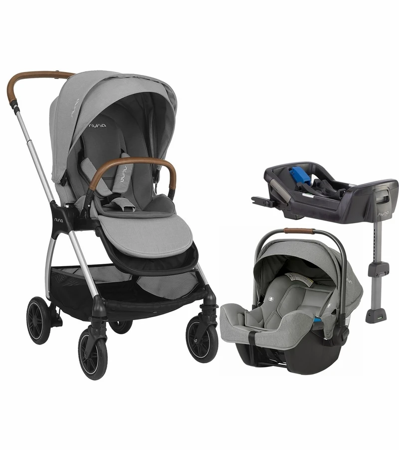 Nuna TRIV + Pipa Travel System - Frost 3 Nuna TRIV + Pipa Travel System - Frost