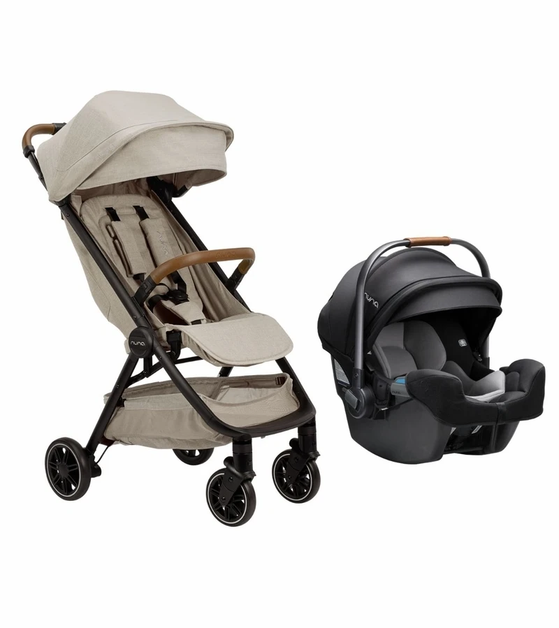 Nuna TRVL + PIPA RX Travel System Bundle - Hazelwood / Caviar 3 Nuna TRVL + PIPA RX Travel System Bundle - Hazelwood / Caviar