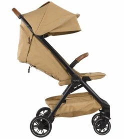 Nuna TRVL Self-Folding Compact Stroller - Camel -Stroller Promotion Store nuna trvl self folding compact stroller camel 152
