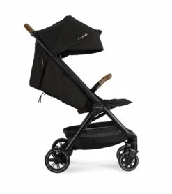 Nuna TRVL Self-Folding Compact Stroller - Caviar -Stroller Promotion Store nuna trvl self folding compact stroller caviar 167